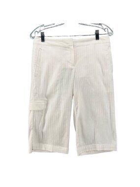 Izod Performx Basix Womens Cargo Shorts Size 2 Stretch Cool-FX Performance White